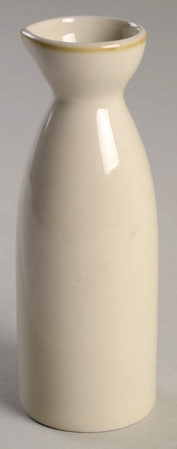Asian Square Putty Sake Bottle by Pottery Barn China-1