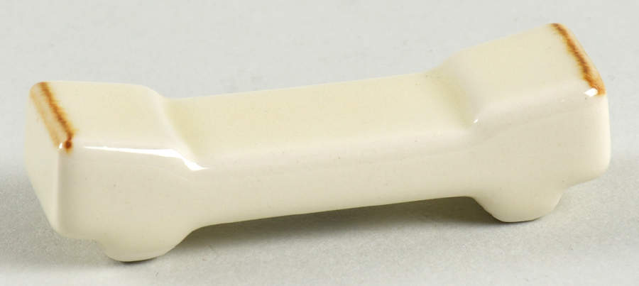 Asian Square Putty Chopstick Rest by Pottery Barn China-1