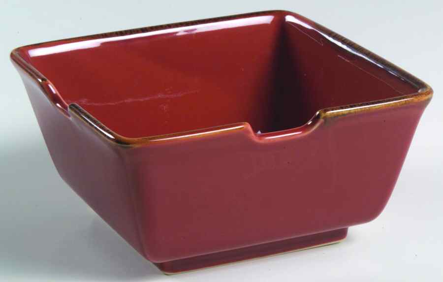 Asian Square Paprika (Red) Noodle Bowl by Pottery Barn China-1