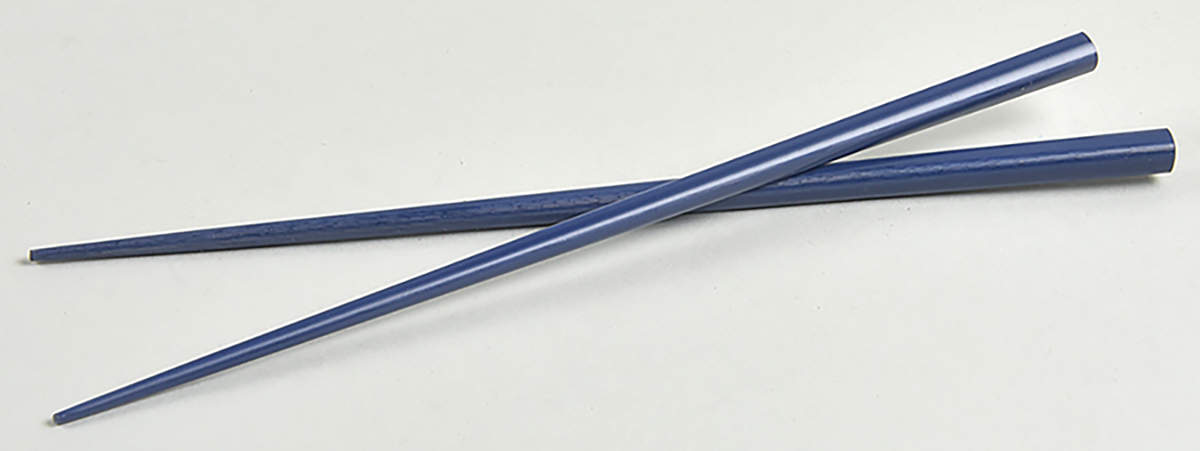 Asian Square Blue Chopsticks (Pair) by Pottery Barn China-1