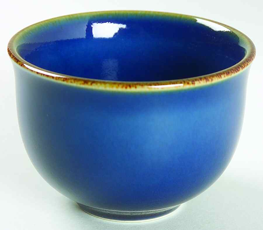 Asian Square Blue Cup No Handle by Pottery Barn China-1