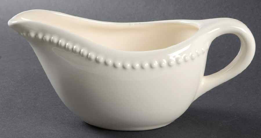 Emma White Gravy Boat by Pottery Barn China-1