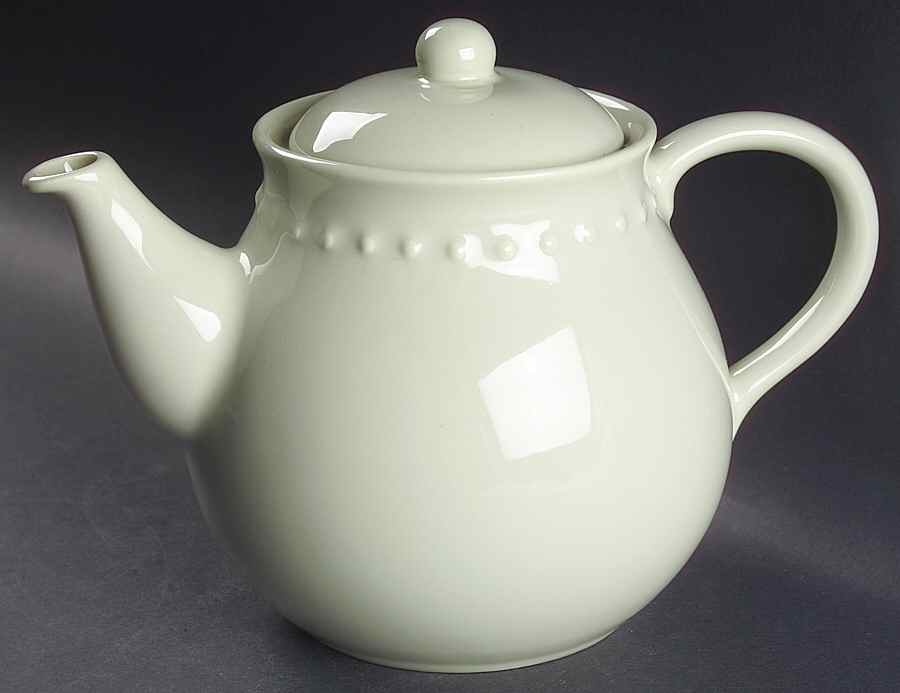 Emma Celadon Teapot & Lid by Pottery Barn China-1