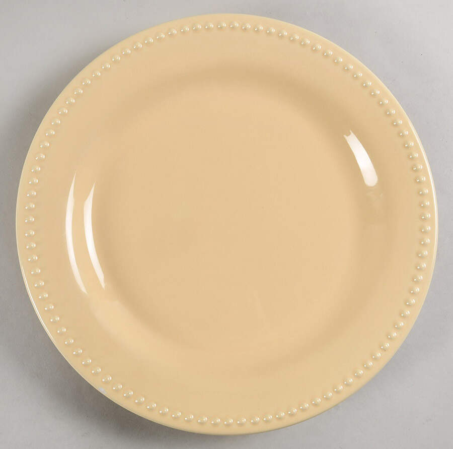 Emma Yellow Dinner Plate by Pottery Barn China-1