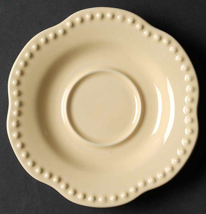 Emma Yellow Saucer by Pottery Barn China-1