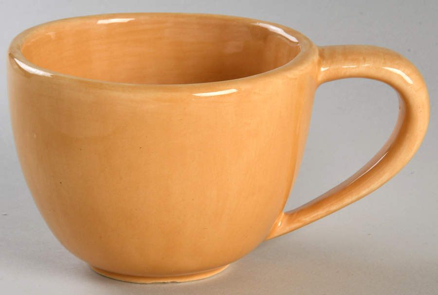 Sausalito Amber Flat Cup by Pottery Barn China-1