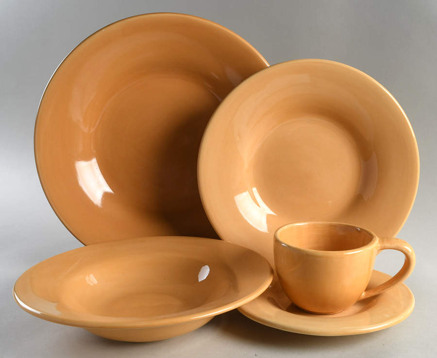 Sausalito Amber 5 Piece Place Setting by Pottery Barn China-1