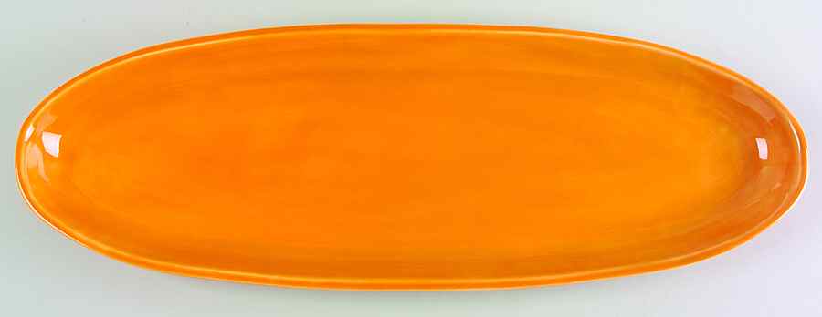 Sausalito Amber 20" Fish Platter by Pottery Barn China-1