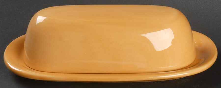 Sausalito Amber 1/4 Lb Covered Butter by Pottery Barn China-1