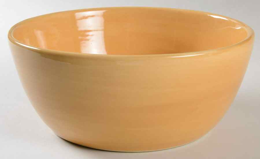 Sausalito Amber 9" Round Vegetable Bowl by Pottery Barn China-1