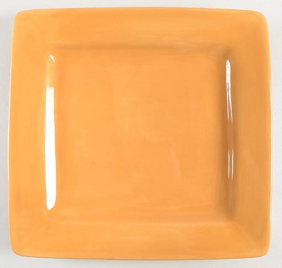Sausalito Amber Square Salad Plate by Pottery Barn China-1