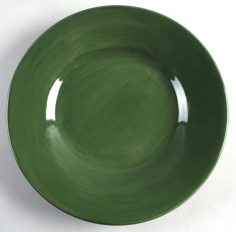 Sausalito Moss Green Dinner Plate by Pottery Barn China-1