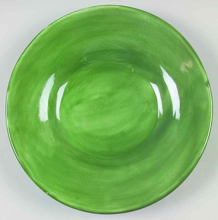 Sausalito Moss Green Salad Plate by Pottery Barn China-1