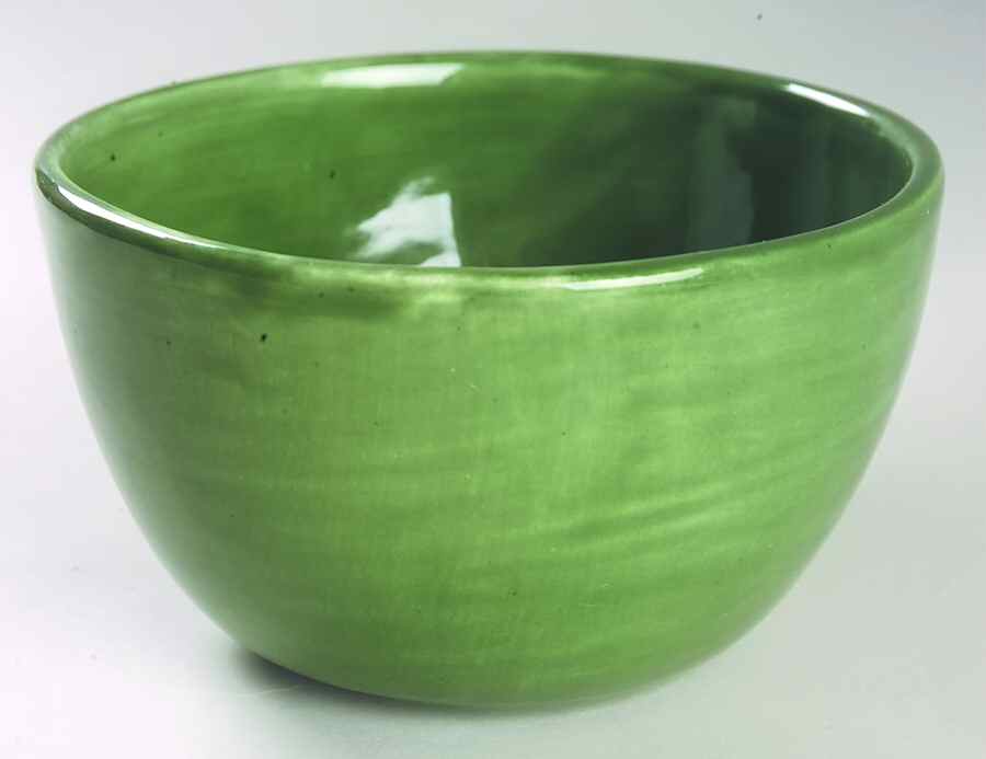 Sausalito Moss Green Coupe Cereal Bowl by Pottery Barn China-1