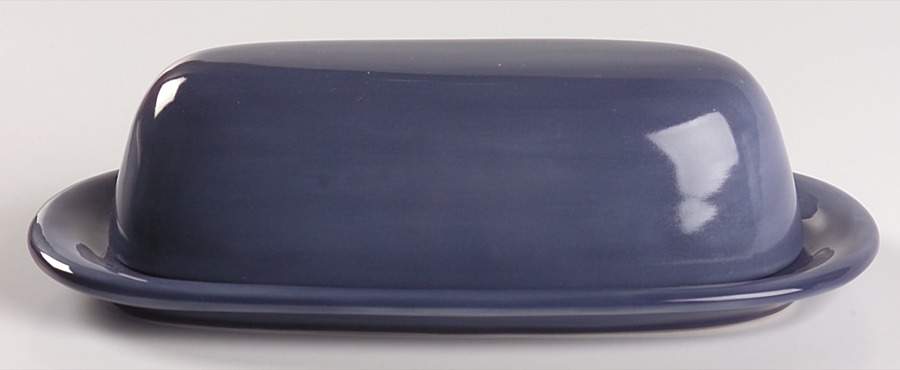 Sausalito Slate 1/4 Lb Covered Butter by Pottery Barn China-1