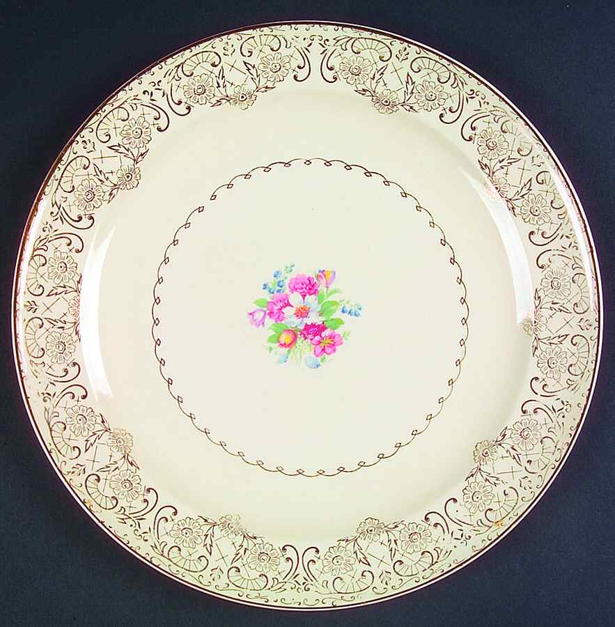 PCP162 Dinner Plate by Paden City-1