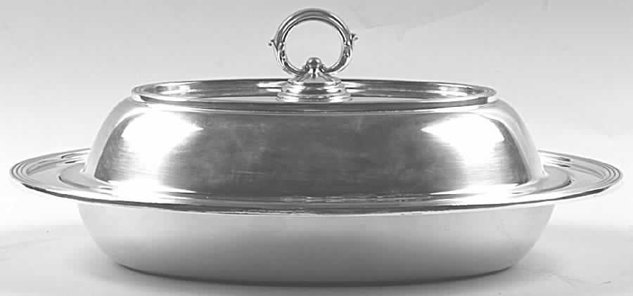 Silverplate Hollowware Double Vegetable Bowl by Pairpoint Mfg Co-1
