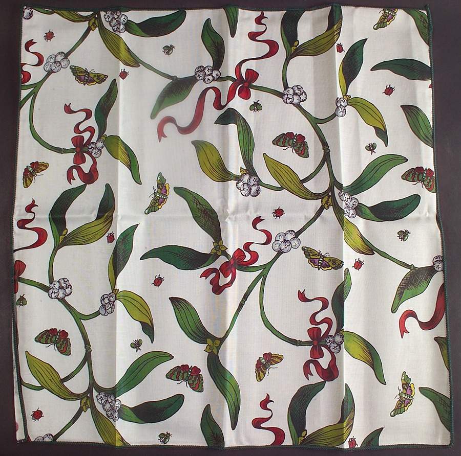 Botanic Garden Mistletoe 17" Cloth Napkin by Portmeirion-1