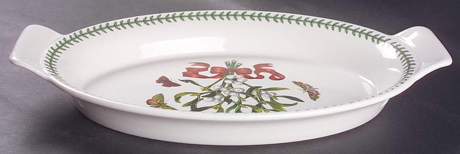 Botanic Garden Mistletoe 14" Augratin by Portmeirion-1