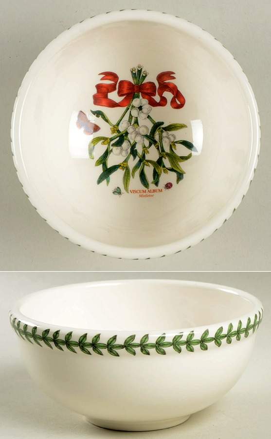 Botanic Garden Mistletoe Individual Salad/Dessert/Fruit Bowl by Portmeirion-1