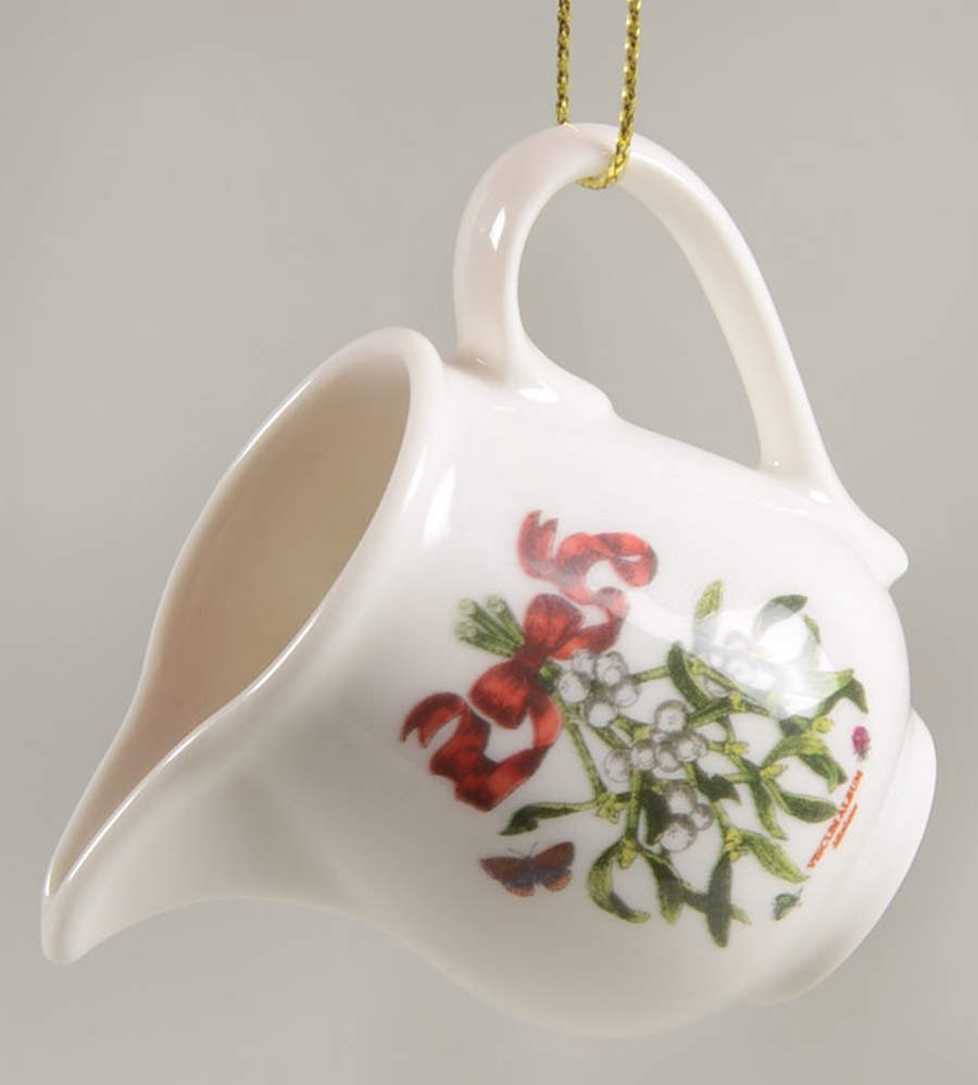 Botanic Garden Mistletoe Creamer Ornament by Portmeirion-1