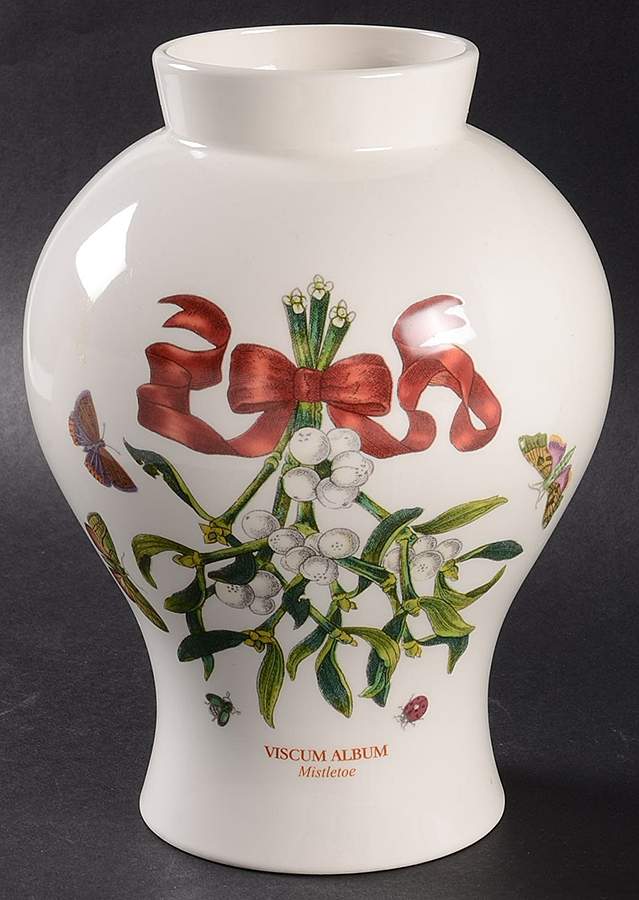 Botanic Garden Mistletoe 8" Vase by Portmeirion-1