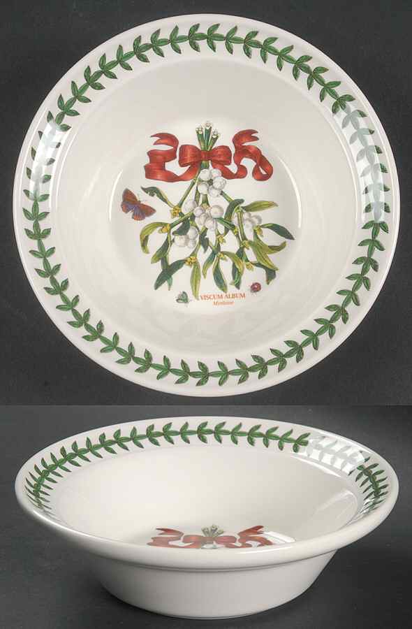 Botanic Garden Mistletoe Oatmeal Bowl by Portmeirion-1