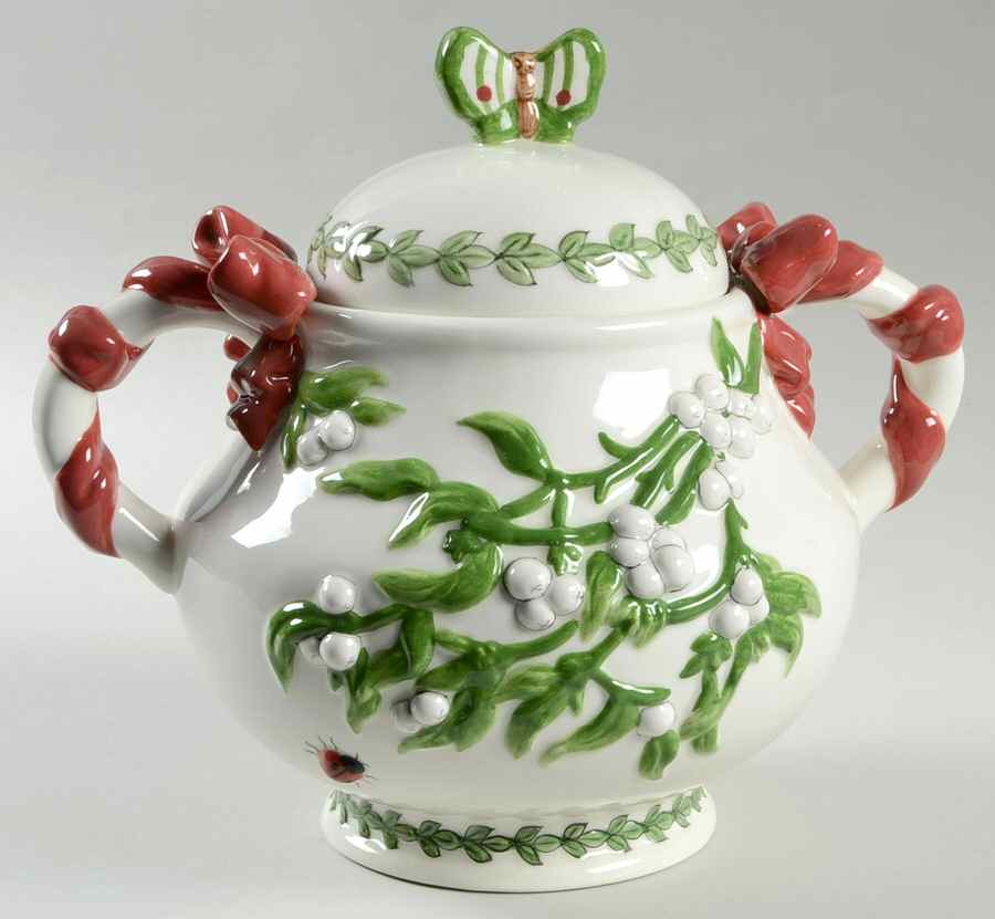 Botanic Garden Mistletoe Mini Tureen & Lid by Portmeirion-1