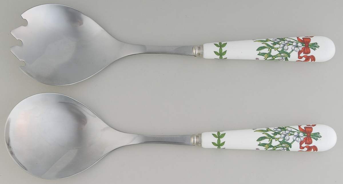 Botanic Garden Mistletoe (2 Piece) Salad Set with Stainless Bowl by Portmeirion-1