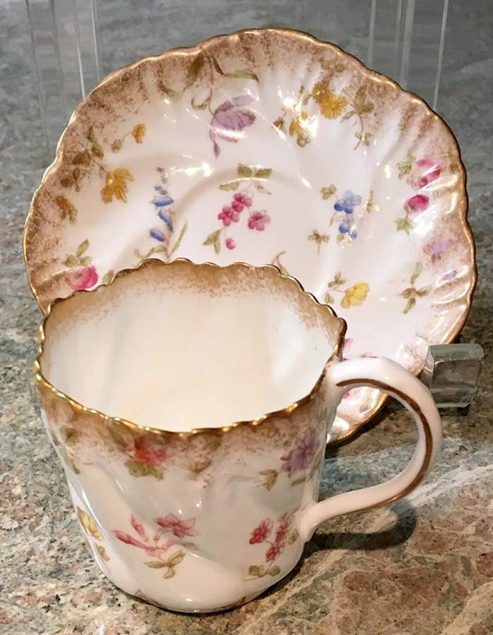 D957 Flat Cup & Saucer Set by Pointons-1