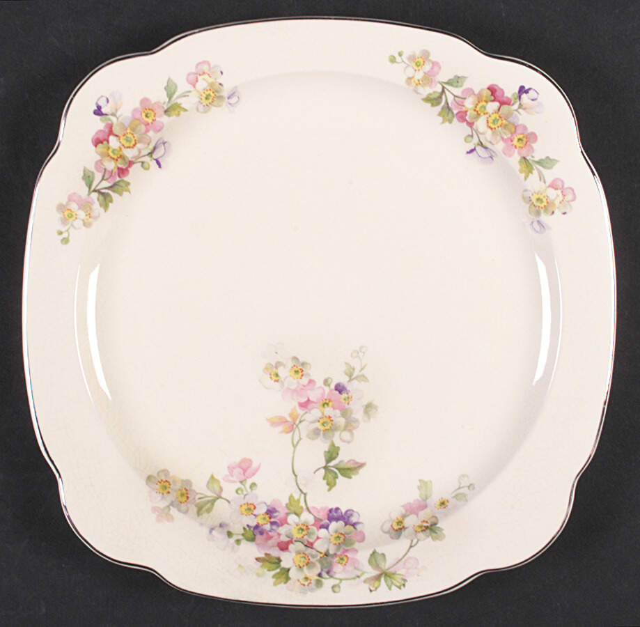 PCP164 Square Salad Plate by Paden City-1
