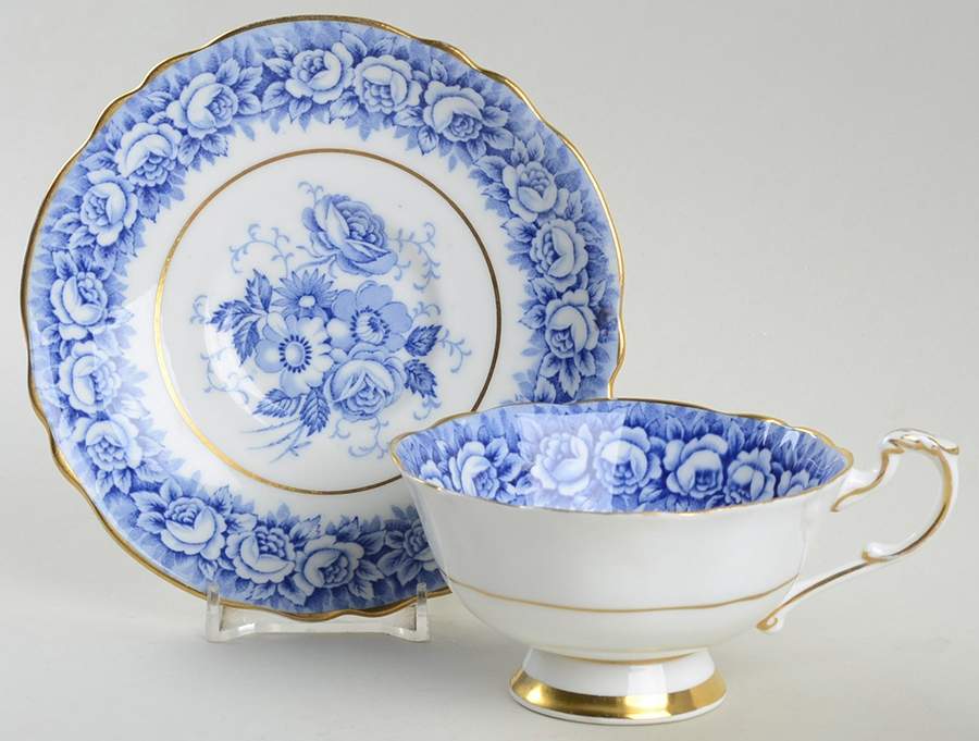 A833 Footed Cup & Saucer Set by Paragon-1