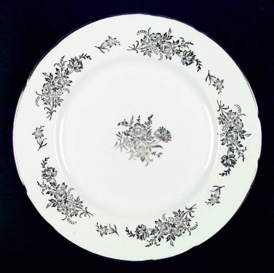 Golden Fragrance Dinner Plate by Paragon-1