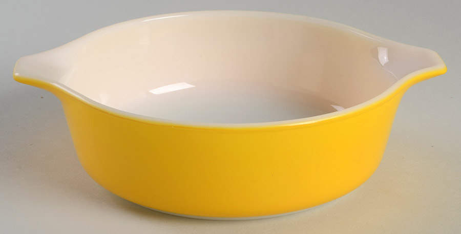 Daisy 1 Pt Round Casserole No Lid by Pyrex-1