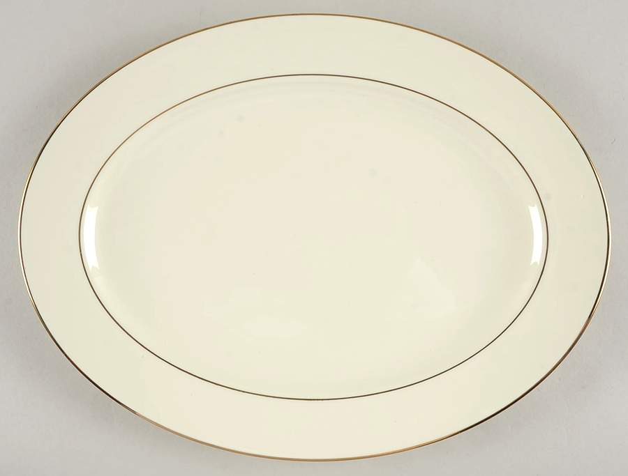 Lima 14" Oval Serving Platter by Pfaltzgraff-1