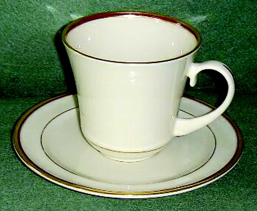 PIC56 Flat Cup & Saucer Set by Pickard-1