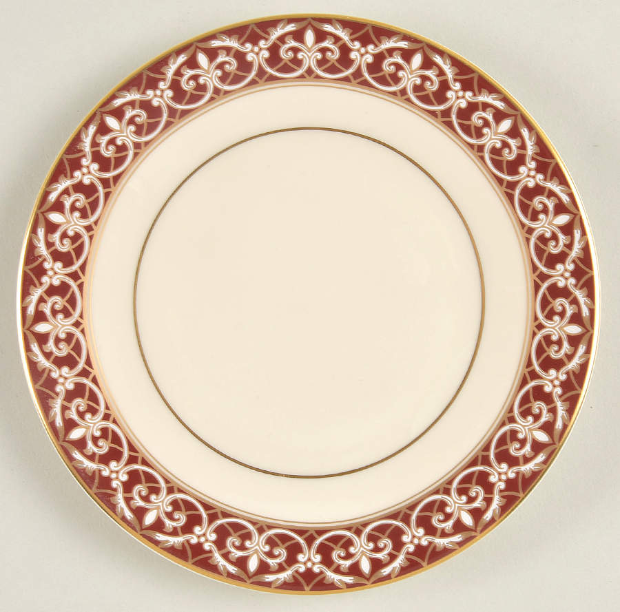 Santa Clara (Ivory Background) Bread & Butter Plate by Pickard-1