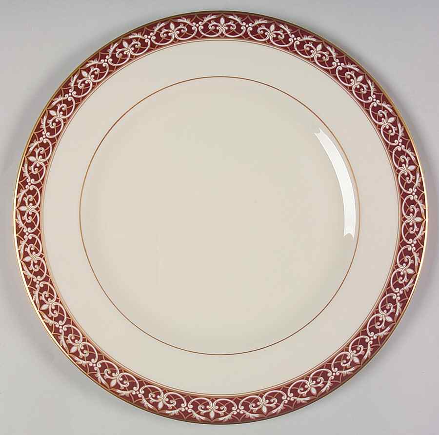 Santa Clara (Ivory Background) Service Plate (Charger) by Pickard-1
