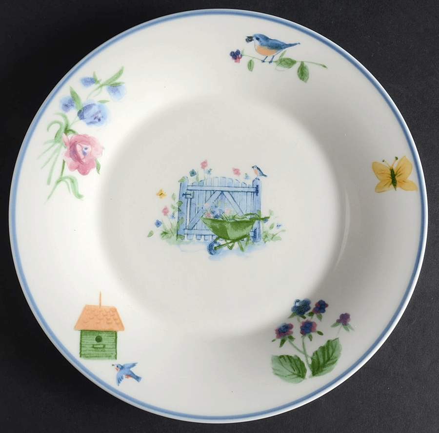 Garden Gate Salad Plate by Pfaltzgraff-1