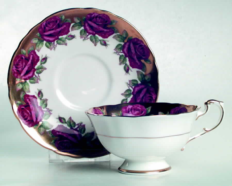 A1952 Footed Cup & Saucer Set by Paragon-1