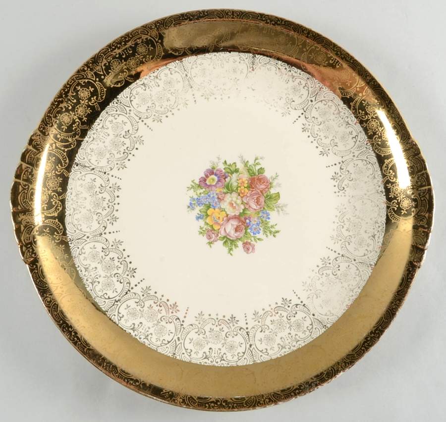 PCP175 13" Chop Plate (Round Platter) by Paden City-1