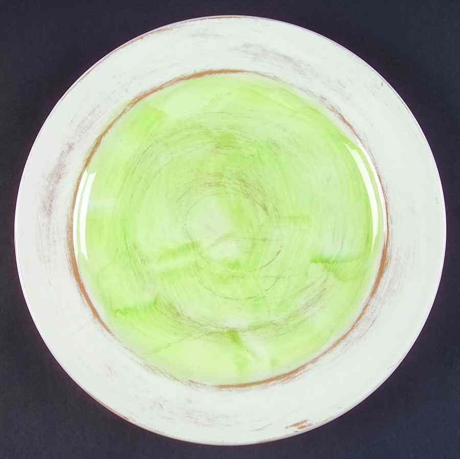 Il Galletto Green Accent Dinner Plate by Presenttense-1