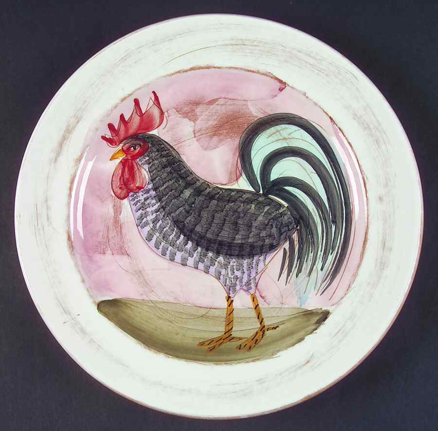 Il Galletto Red Dinner Plate by Presenttense-1