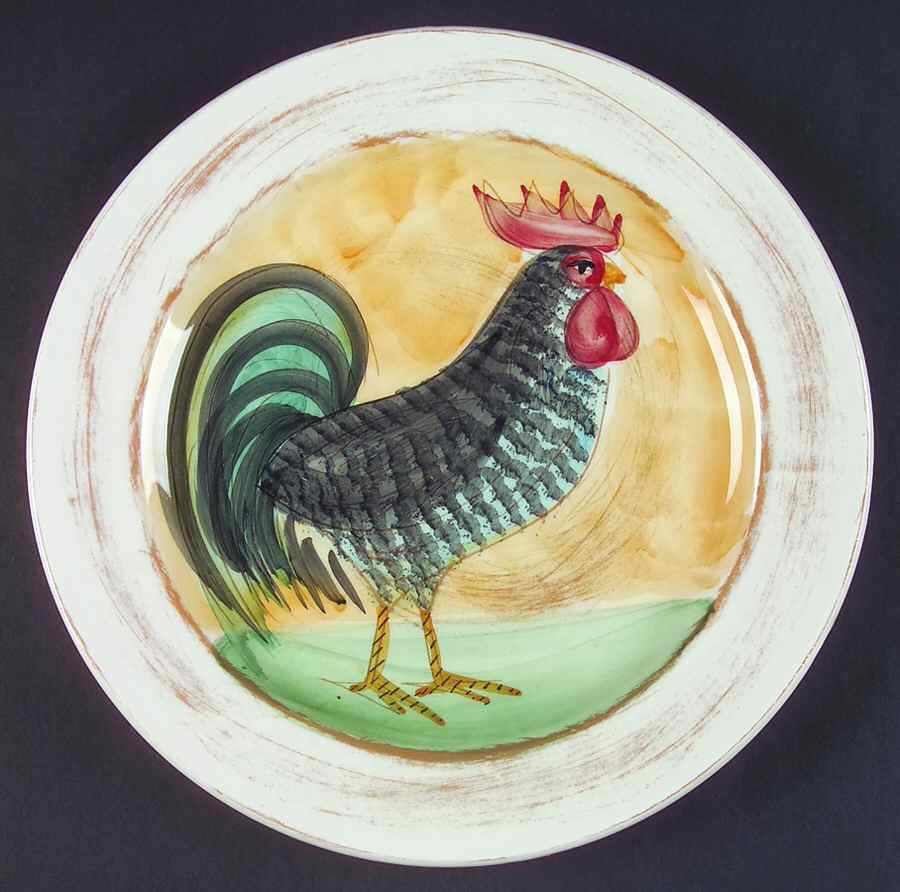 Il Galletto Yellow Dinner Plate by Presenttense-1