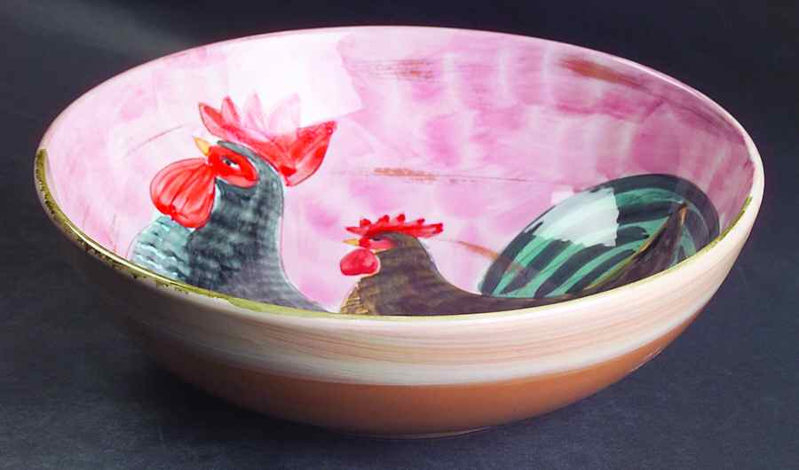 Il Galletto Accesories 11" Round Vegetable Bowl by Presenttense-1