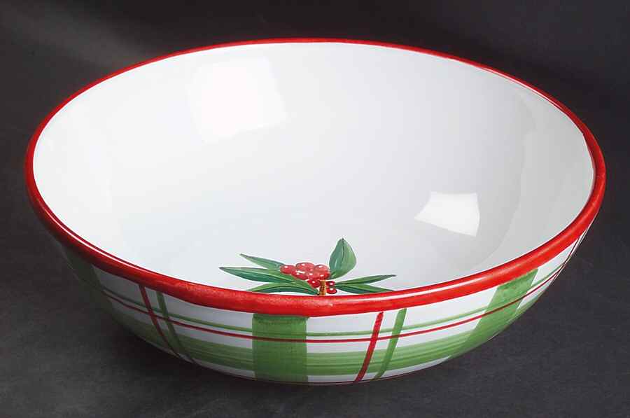 O' Tannenbaum 9" Round Vegetable Bowl by Presenttense-1