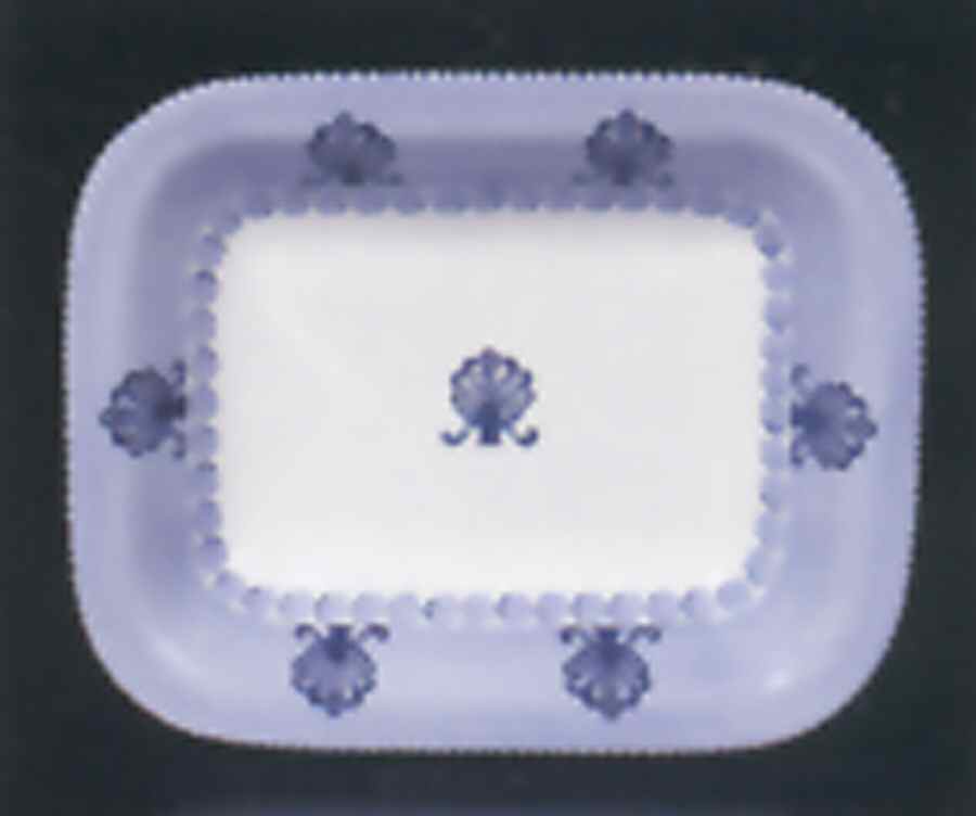 Shell and Pearl 11" Rectangular Vegetable Bowl by Presenttense-1