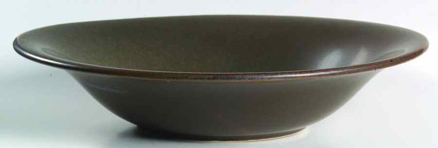 Ellipse Brown Coupe Soup Bowl by Pottery Barn China-1
