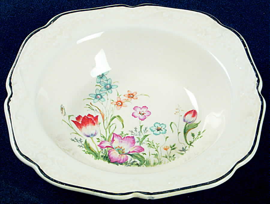 PCP180 Rim Fruit/Dessert (Sauce) Bowl by Paden City-1
