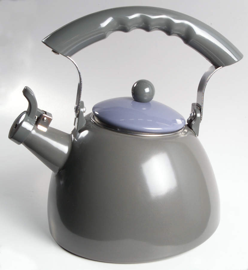Mystic Metal Whistler Kettle & Lid by Pfaltzgraff-1